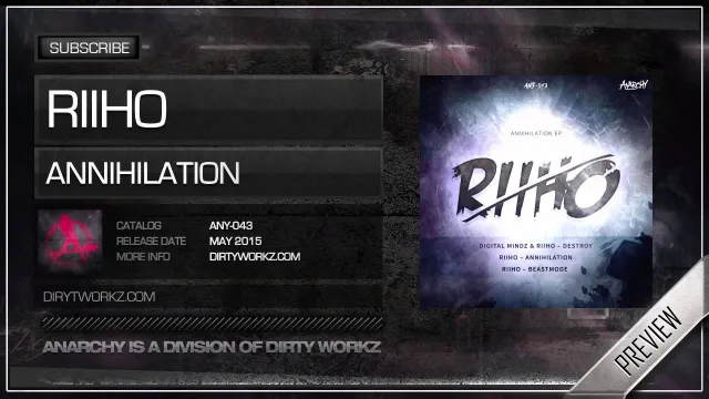 Cover: Riiho - Annihilation EP