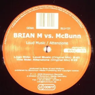Cover: Brian M vs. McBunn - Loud Music / Attenzione