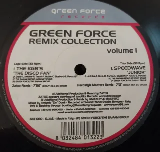 Cover: The KGB's & Speedwave - Green Force Remix Collection Volume 1