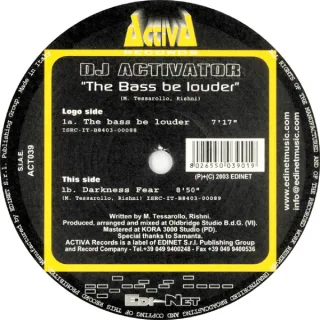 Cover: Activator - The Bass Be Louder