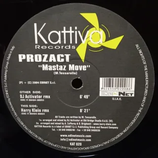 Cover: Prozact - Mastaz Move