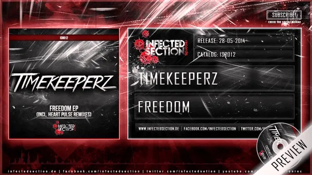 Cover: Timekeeperz - Freedom E.P. (Incl. Heart Pulse Remixes)