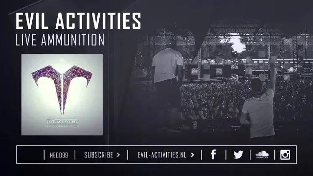 Cover: Evil Activities - Live Ammunition