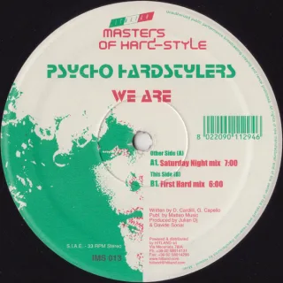 Cover: Psycho Hardstylers - We Are
