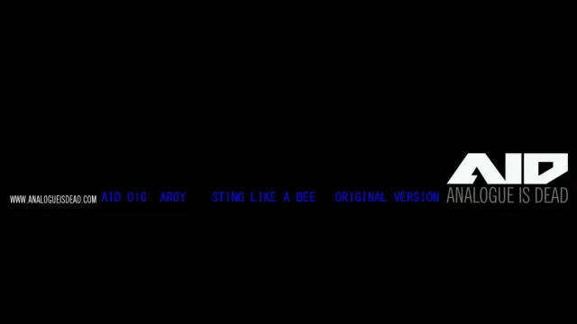 Cover: DJ Argy - Sting Like A Bee / Mutation