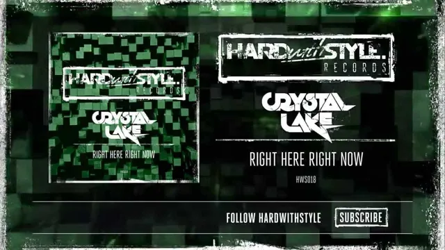 Cover: Crystal Lake - Right Here Right Now