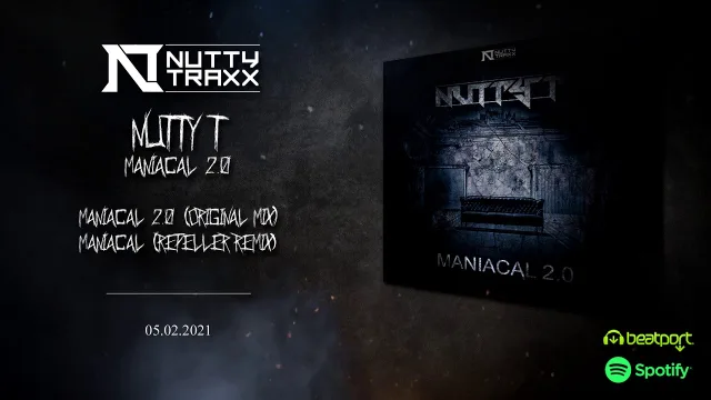 Cover: Nutty T - Maniacal 2.0