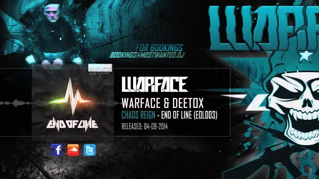 Cover: Warface - Chaos Reign (& Deetox) / Enforce The Beat (& Delete)