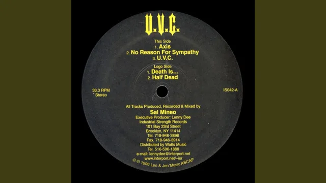 Cover: UVC - Ultra Violent Core