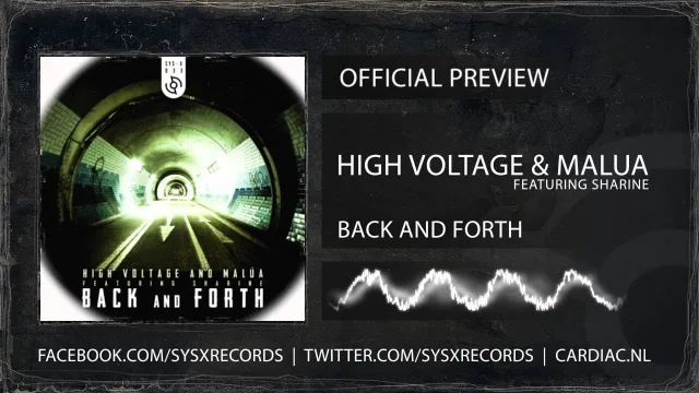 Cover: High Voltage & Malúa - Back And Forth