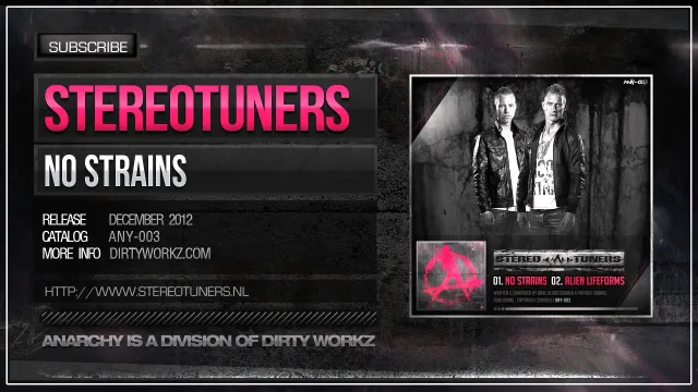 Cover: Stereotuners - No Strains / Alien Lifeforms