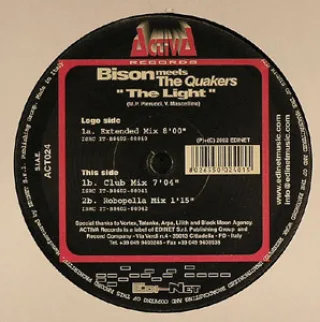 Cover: Bison & The Quakers - The Light