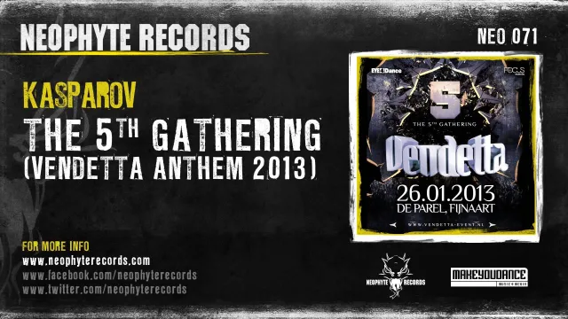Cover: Kasparov - The 5th Gathering (Vendetta 2013 Anthem)