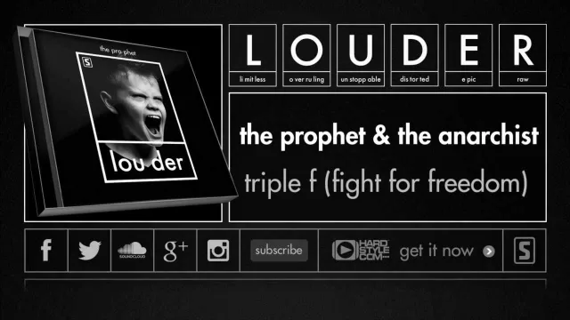 Cover: The Prophet & The Anarchist - Triple F (Fight For Freedom)