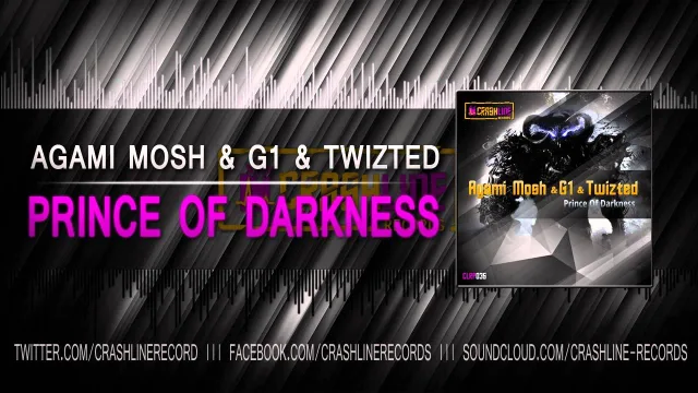 Cover: Agami Mosh & G1 & Twizted - Prince Of Darkness [Crashline Records Purple]