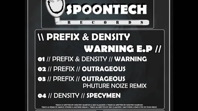 Cover: Prefix & Density - Warning E.P