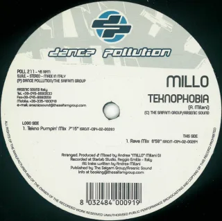 Cover: DJ Millo - Teknophobia
