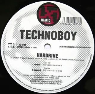 Cover: Technoboy - Hardrive