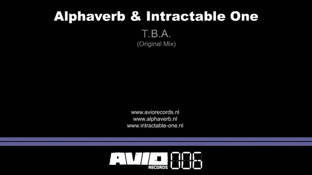 Cover: Alphaverb & Intractable One - The Untitled E.P.