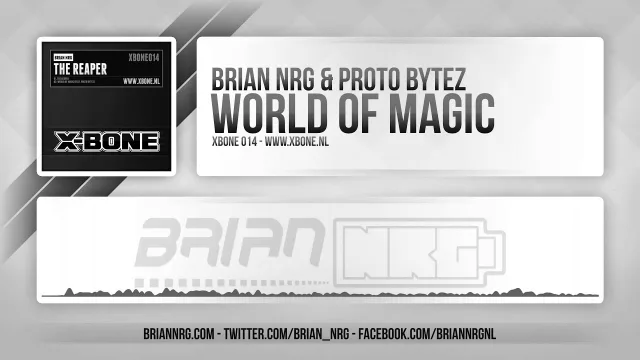 Cover: Brian NRG - The Reaper / Brian NRG & Proto Bytez - World of Magic