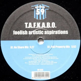 Cover: T.A.F.K.A.B.O. - Foolish Artistic Aspirations