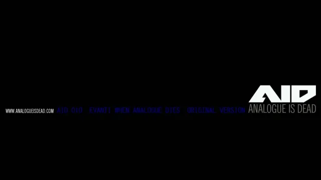 Cover: Evanti - When Analogue Dies