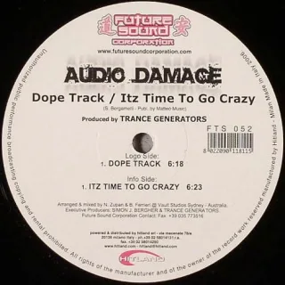 Cover: Audio Damage - Dope Track / Itz Time To Go Crazy