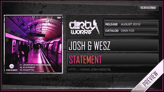 Cover: Josh & Wesz - Statement