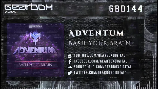 Cover: Adventum - Bash Your Brain / The World Against Us (& Deimos)