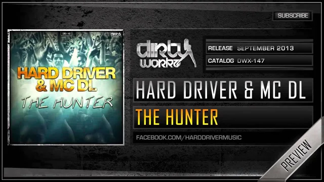 Cover: Hard Driver & MC DL - The Hunter