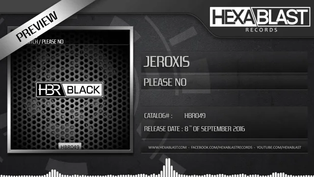 Cover: Jeroxis - Sweet Bitch / Please No (HBR049) (RAW EP)