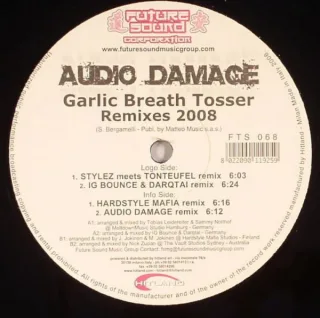 Cover: Audio Damage - Garlic Breath Tosser Remixes 2008
