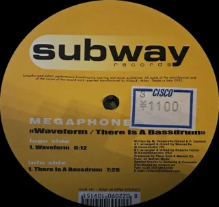 Cover: Megaphone - Waveform / There Is A Bassdrum