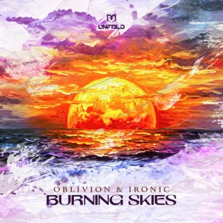 Cover: Oblivion & Ironic - Burning Skies