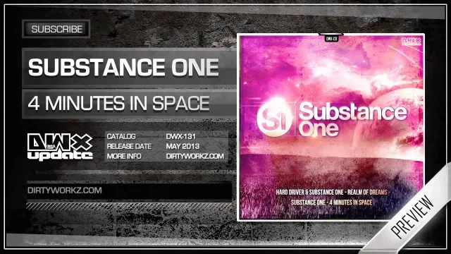 Cover: Substance One - 4 Minutes In Space / Realm Of Dreams (ft Hard Driver)