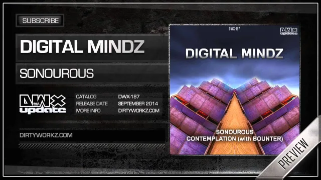 Cover: Digital Mindz - Sonorous / Contemplation (with Bounter)