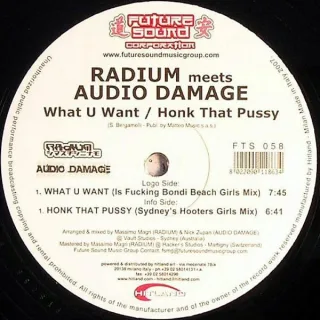 Cover: Radium & Audio Damage - What U Want / Honk That Pussy