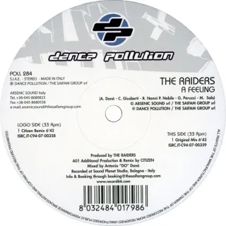 Cover: The Raiders - A Feeling
