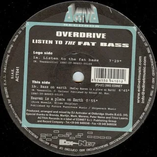 Cover: OverDrive - Listen To The Fat Bass