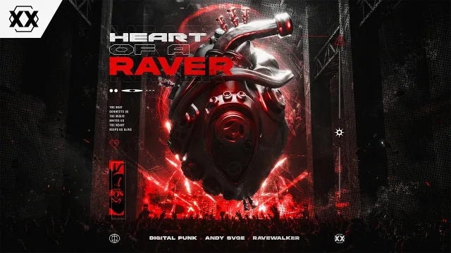 Cover: Digital Punk, ANDY SVGE & Ravewalker - Heart Of A Raver