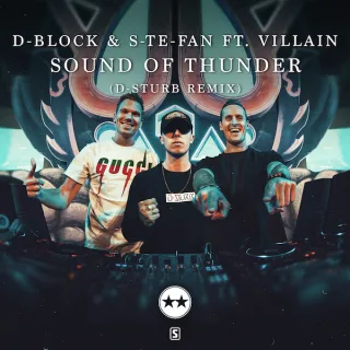Cover: D-Block & S-te-Fan ft. MC Villain - Sound Of Thunder (D-Sturb Remix)