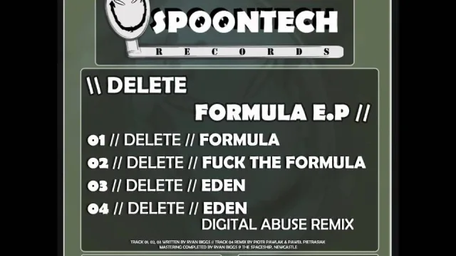 Cover: Delete - Formula E.P