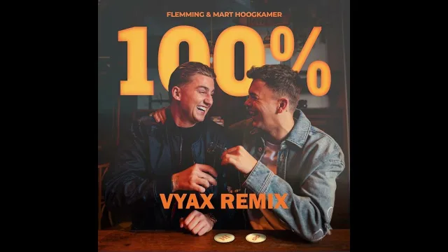 Cover: FLEMMING & Mart Hoogkamer - 100% (VYAX Hardstyle Remix)
