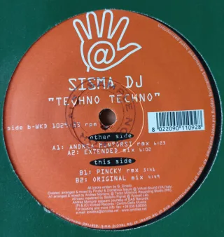 Cover: Sisma DJ - Techno Techno
