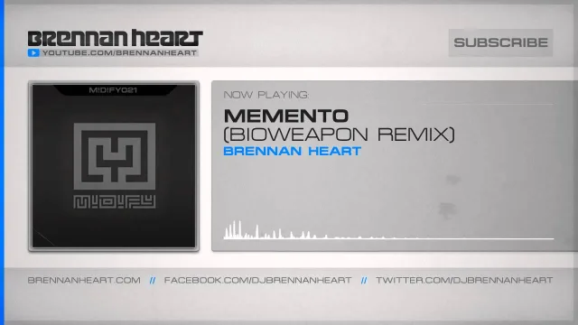 Cover: Brennan Heart - Memento (Bioweapon Rmx) / Musical Impressions (Toneshifterz Rmx)
