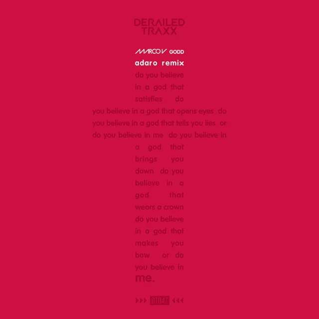 Cover: Marco V - GODD (Adaro Remix)