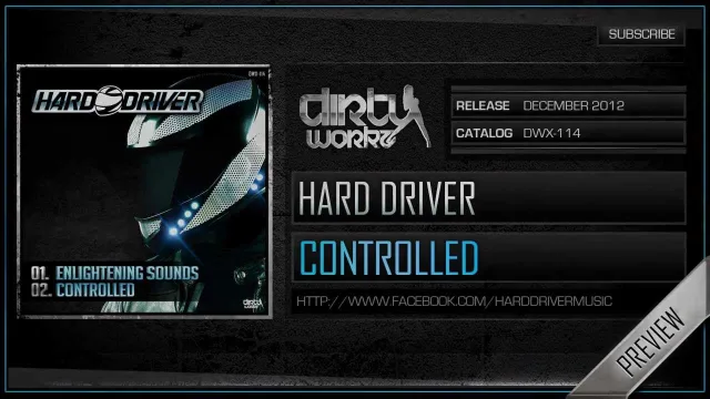 Cover: Hard Driver - Controlled / Enlightening Sounds