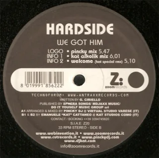 Cover: Hardside - We Got Him