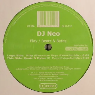 Cover: DJ Neo - Play / Beatz & Bytez