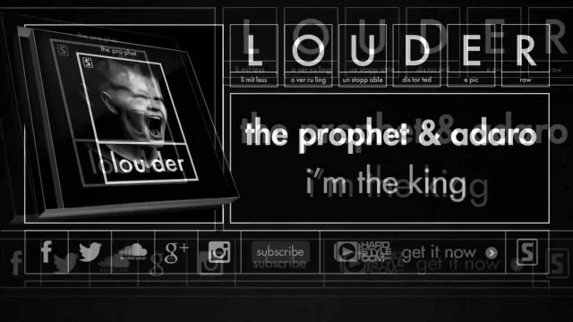 Cover: The Prophet & Adaro - I'm The King